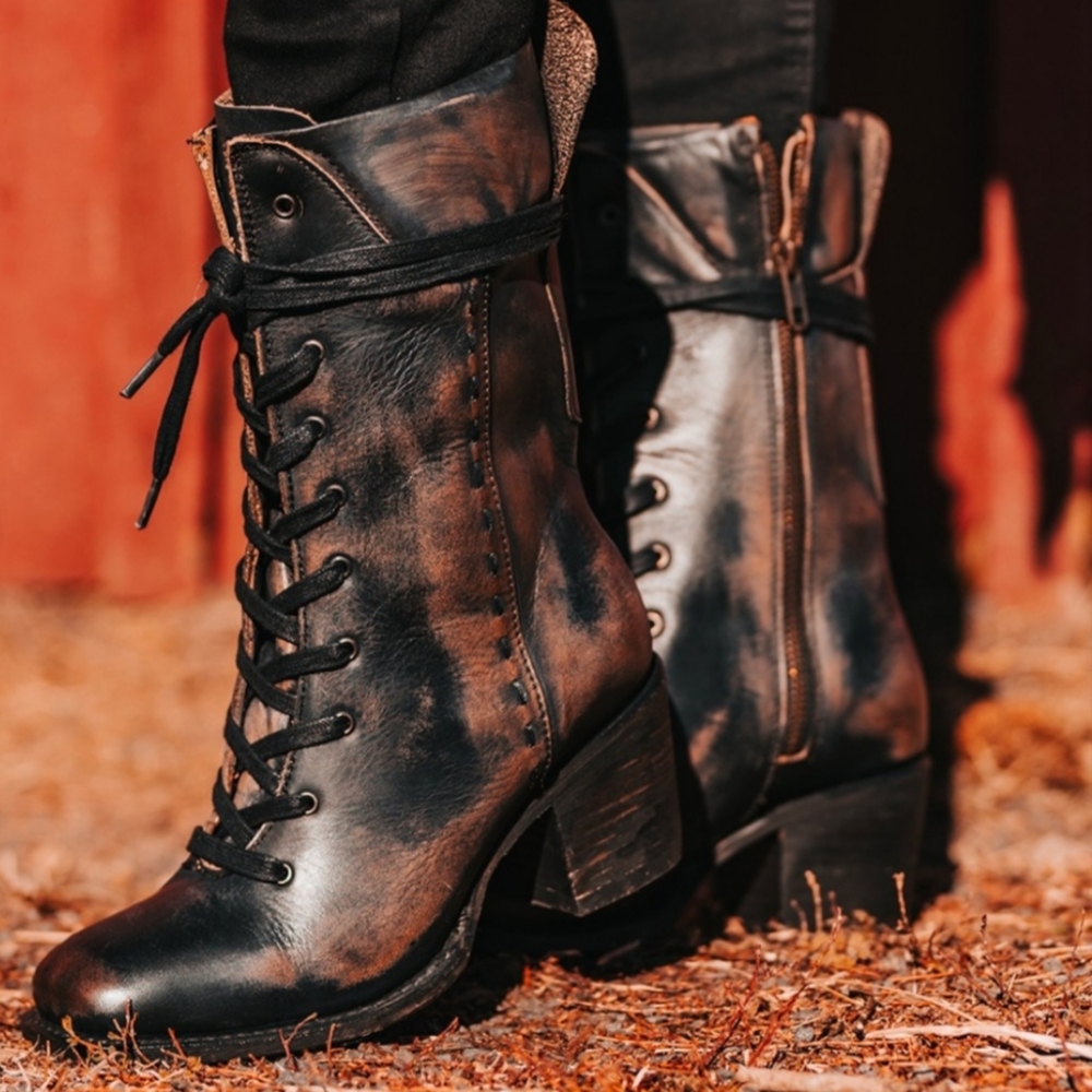 Freebird By Steven Black Leather Women's Boots